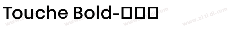 Touche Bold字体转换